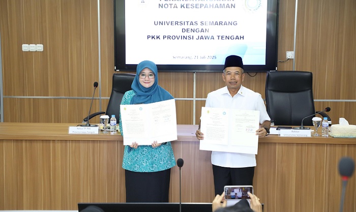 Berdayakan Keluarga, PKK Jateng Teken Kerja Sama dengan USM