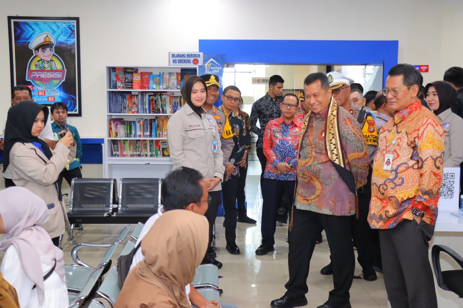 Kasih Nilai 90 Wamen PANRB Sentra Pelayanan Kepolisian Terpadu (SPKT) Polresta Bandarlampung