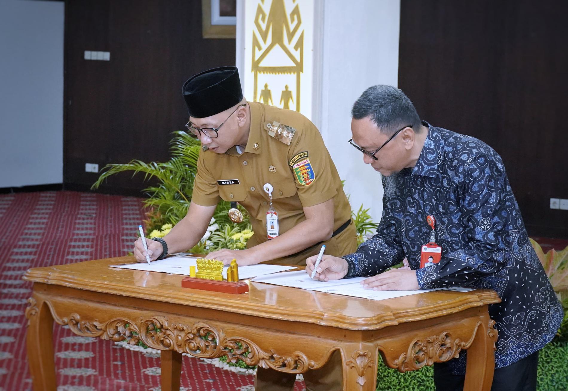 Pemprov Lampung dan Kementerian ATR/BPN Sepakat Percepat Reforma Agraria