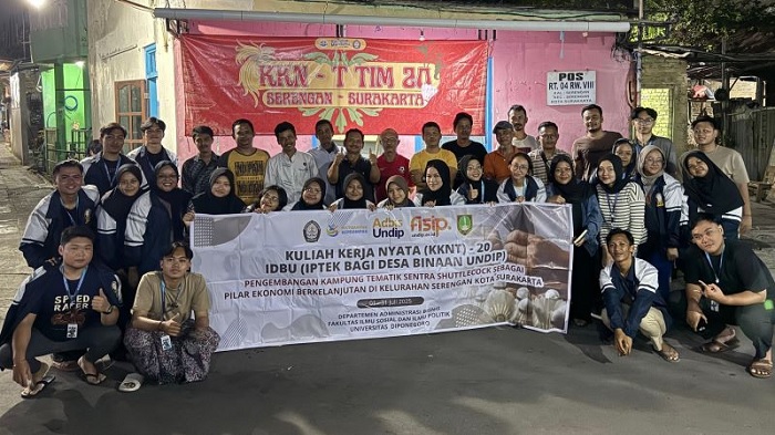 Mahasiswa Undip Dorong Legalitas Usaha Shuttlecock Serengan untuk Daya Saing Ekonomi Lokal