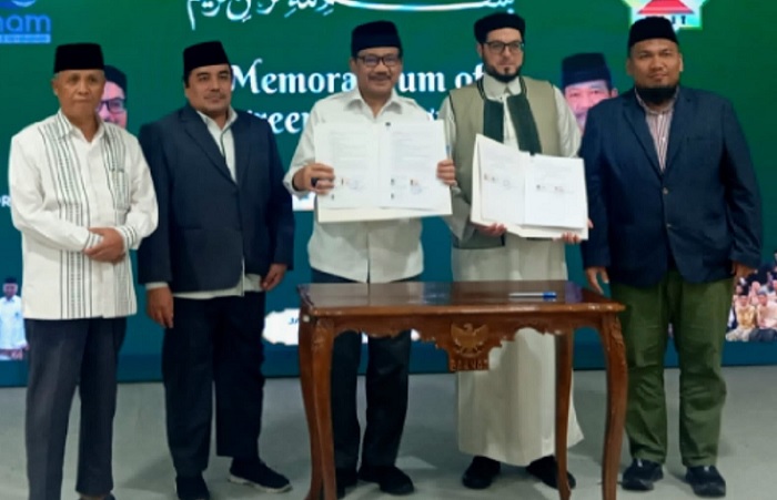 Perkuat SDM, Imam Foundation UK - Pesantren MAJT Jalin Kerja Sama Pelatihan Imam dan Dai