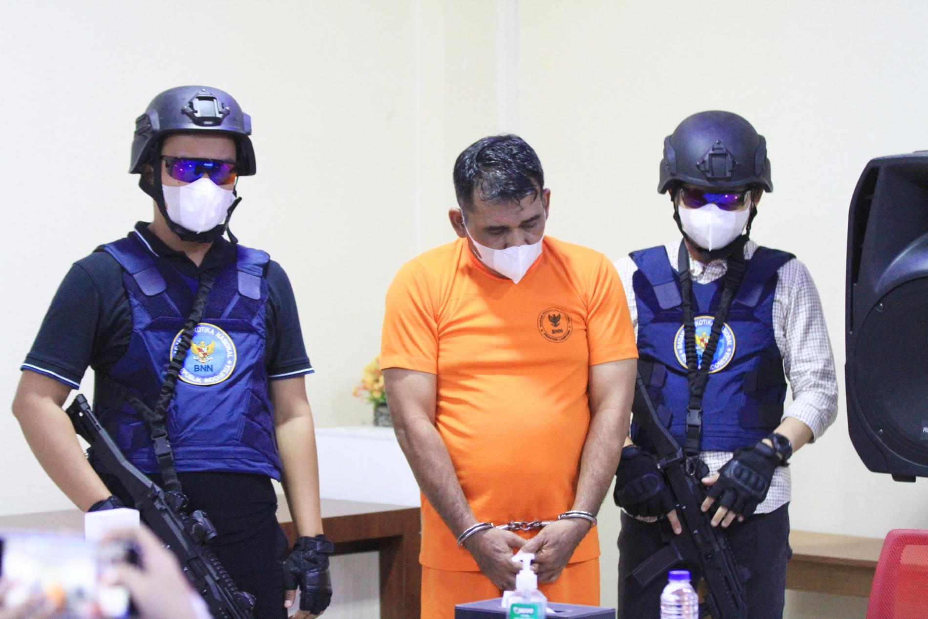 BNNP Lampung Berhasil Cegat Pengiriman 5 Kg Sabu Jaringan Aceh