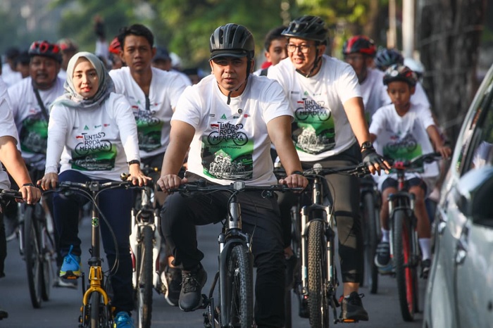 Napak Tilas Kemerdekaan, Wagub Jateng Gowes Bareng PWNU dan Anshor Jateng