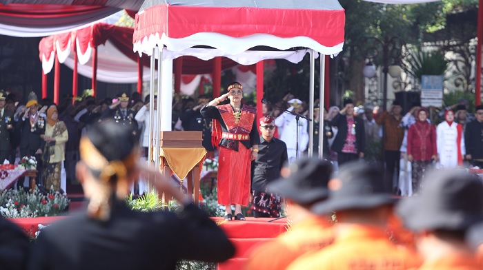 Hadirkan Pengawal Bung Karno, Upacara HUT ke-80 RI di Balai Kota Semarang Terasa Istimewa