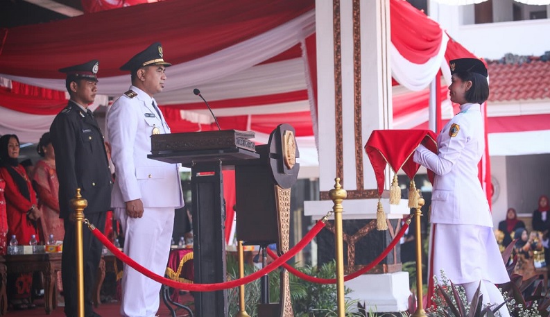 Bupati Pati Sakit, Wagub Taj Yasin Turun Gantikan Pimpin Upacara HUT RI