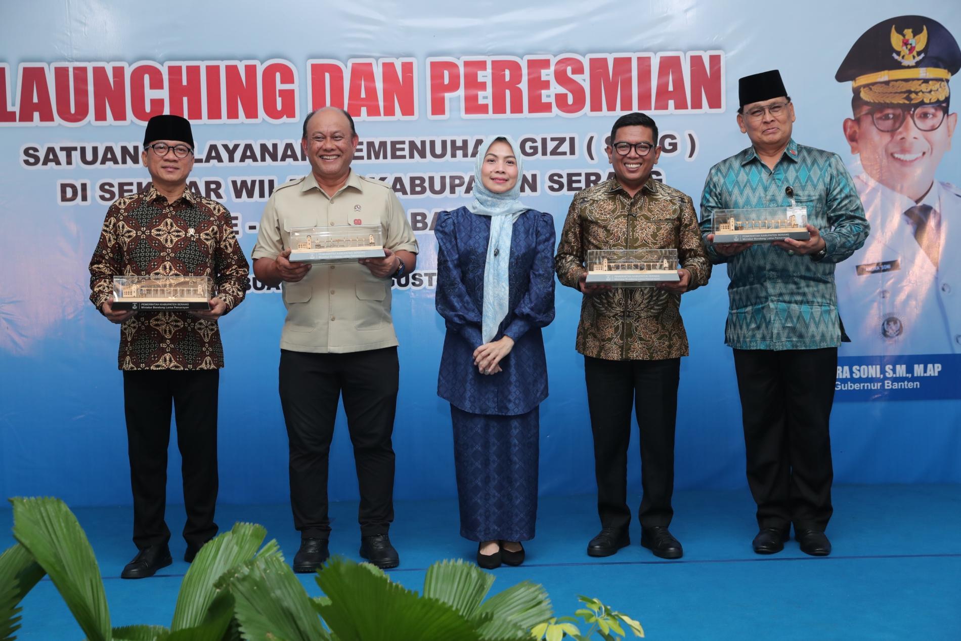 Mendes & Ka BGN Meresmikan 17 SPPG di Kabupaten Serang