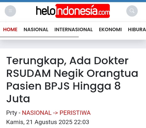 Menelusuri Makna Negik: Belajar dari Kasus Dokter-Pasien RSUDAM