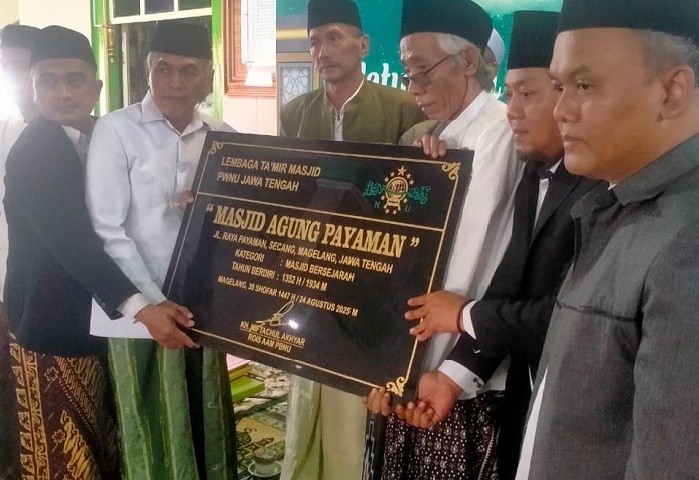 Penyerahan Prasasti Masjid Bersejarah NU, KH Ubaidullah Shodaqoh: Indonesia Harusnya Tanpa Korupsi