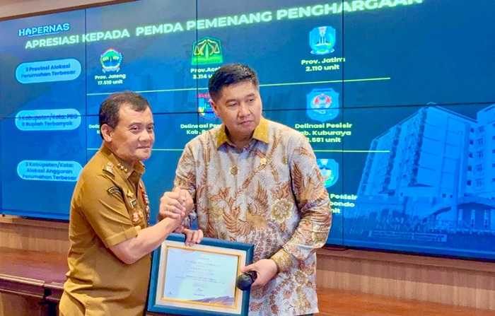 Mantap, Jateng Sabet Penghargaan Provinsi Terbaik Program Penyediaan Perumahan