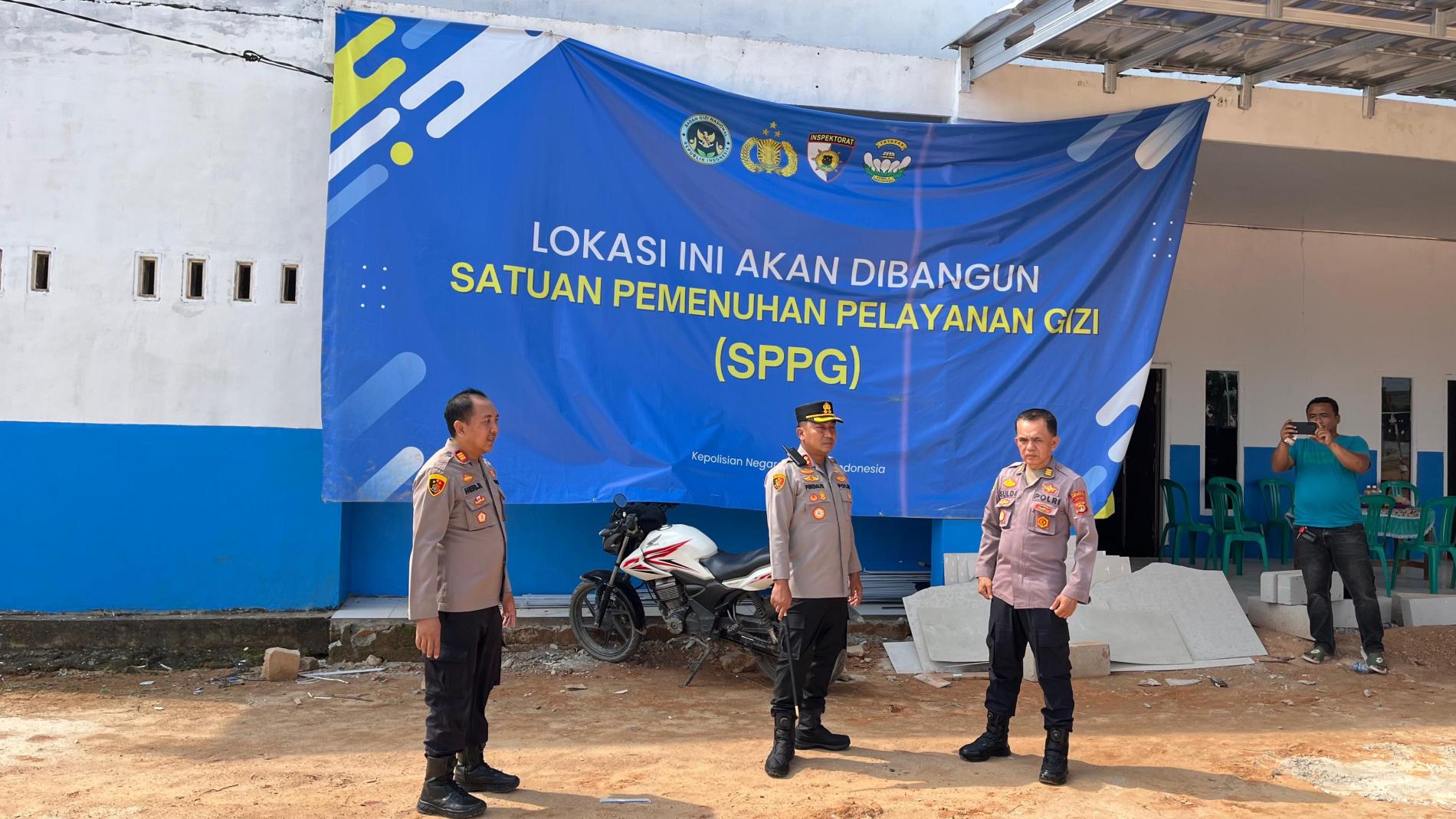 Kapolres Mesuji Cek Persiapan Pembangunan SPPG di Desa Hadimulyo