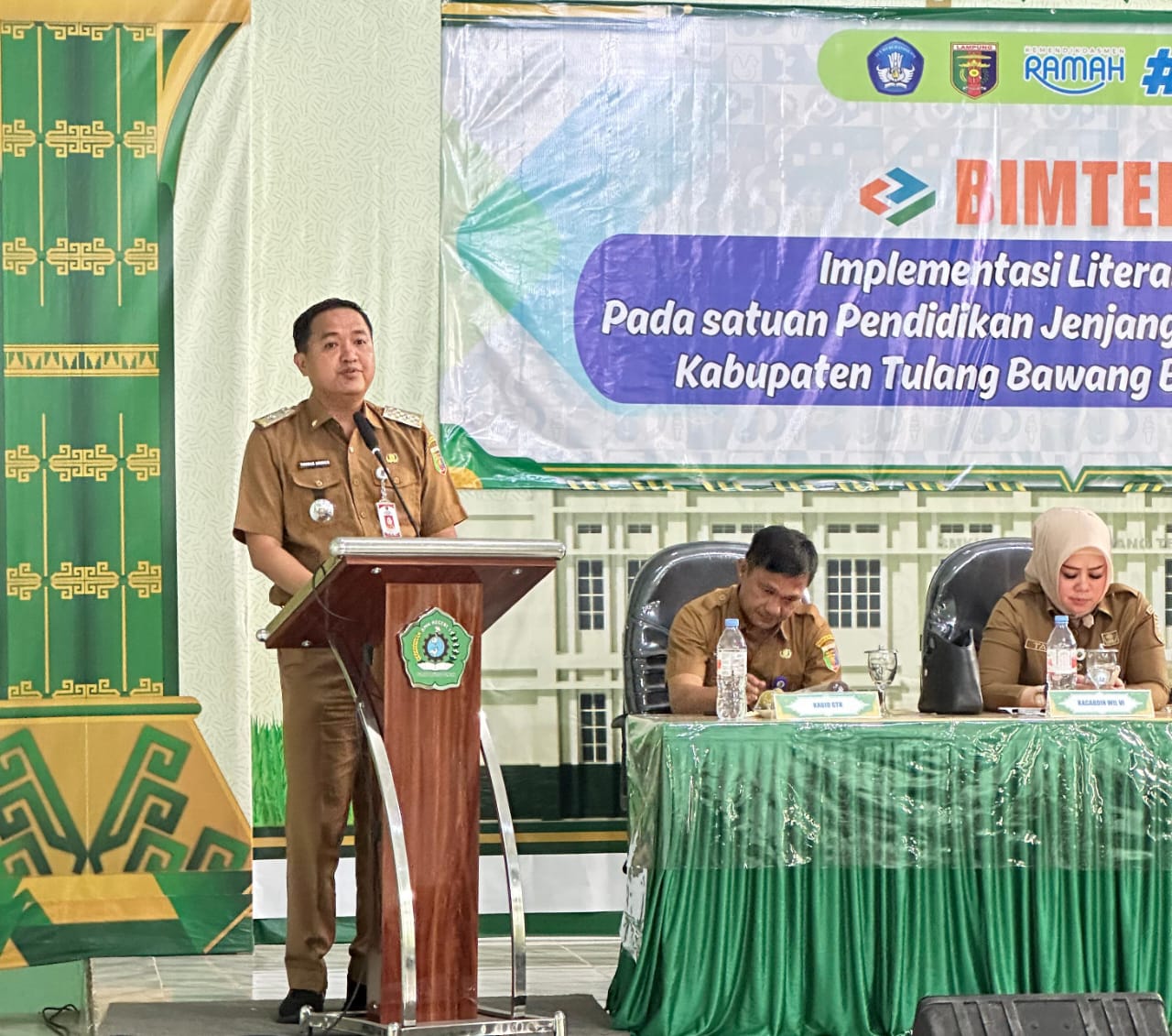 Penguatan Literasi di Tulang Bawang Barat Thomas Americo Ingatkan Guru Bangun Nalar Kritis Siswa