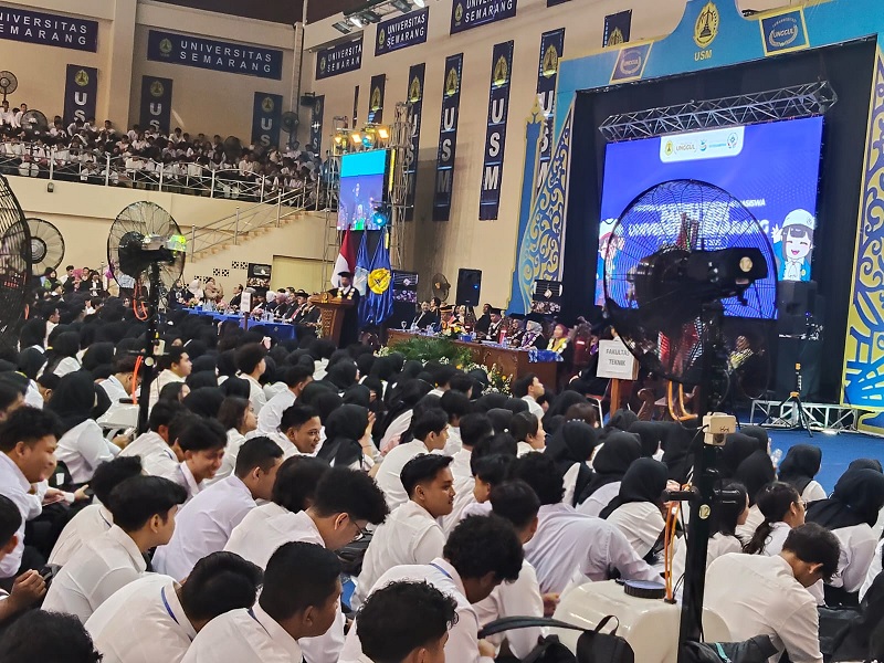Pakem USM, Rektor Ajak Mahasiswa Baru Jaga Etos Belajar dan  Junjung Tinggi Etika