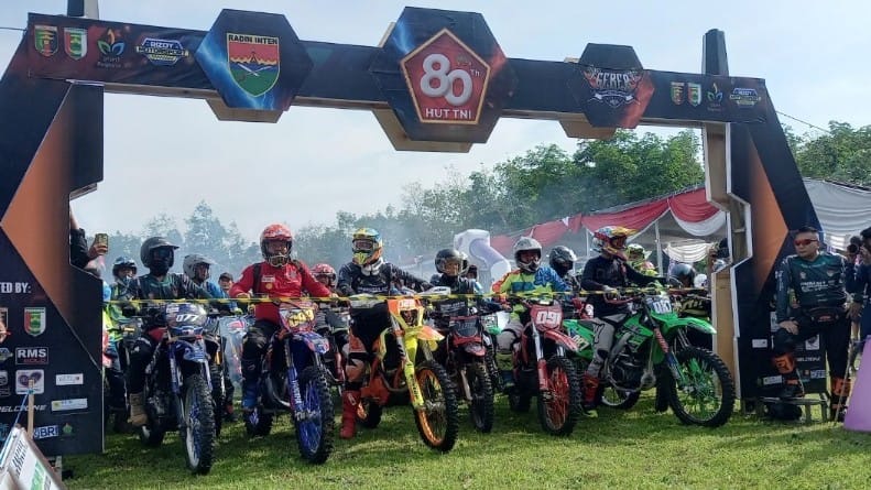 Trail Adventure Piala Panglima TNI 2025, Ribuan Rider Unjuk Gigi