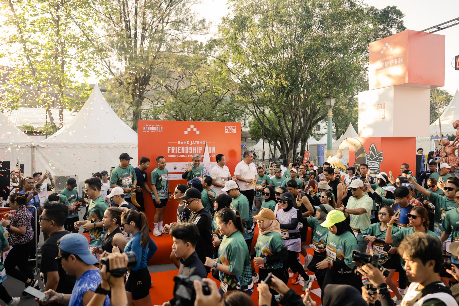 BJFR 2025 di Solo Kampanyekan Bank Jateng Borobudur Marathon 2025