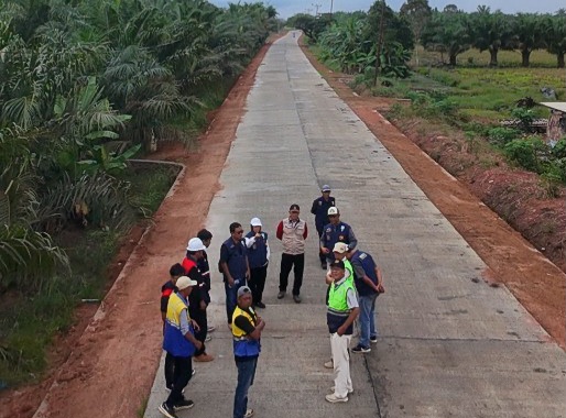 Jalan Brabasan–Wiralaga di Mesuji Rampung Dikerjakan, Warga Kini Mudah Angkut Hasil Panen