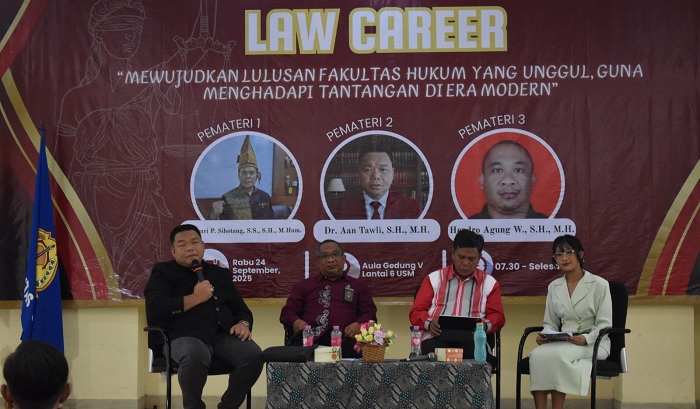 BEM FH USM Gelar Seminar Hukum Hadapi Tantangan pada Era Modern
