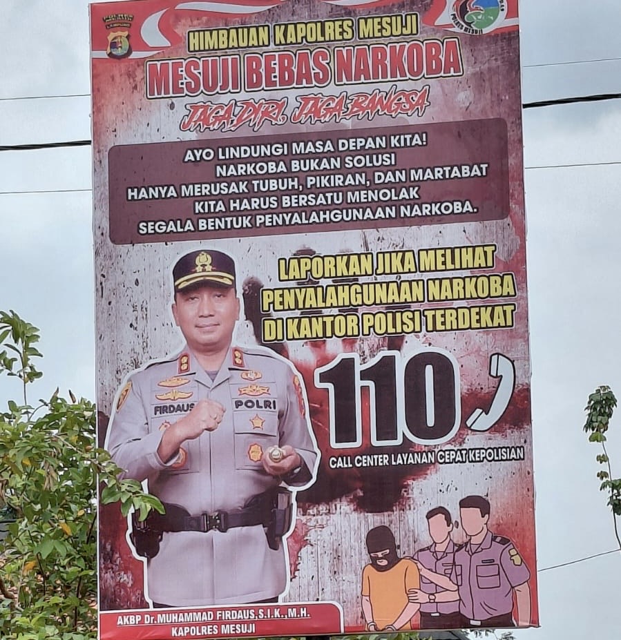 Pemasangan Banner Narkoba di Desa Jadi Keluhan Kades Sekabupaten Mesuji