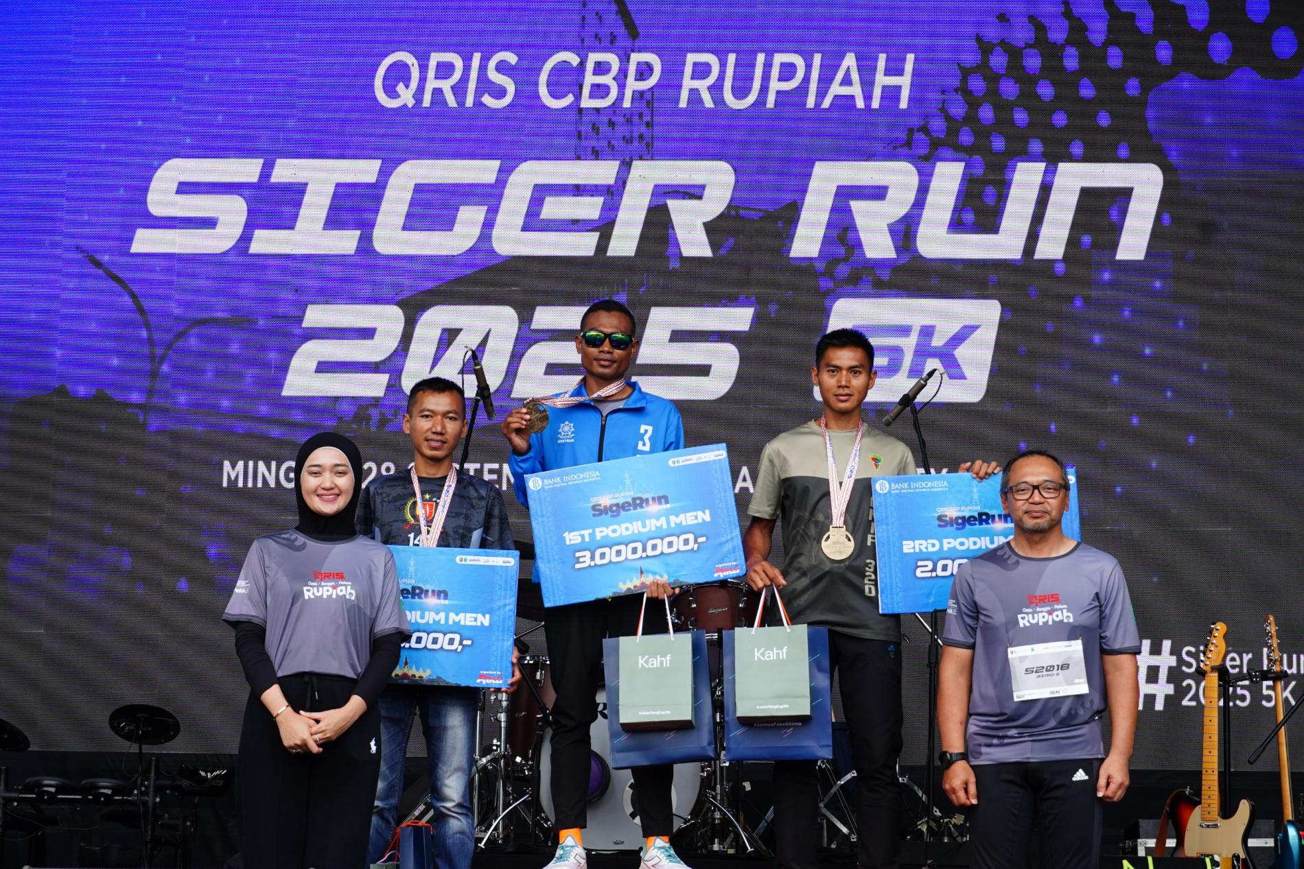 QRIS Tap Diluncurkan di Siger Run 2025, Wagub Jihan Ajak Masyarakat Melek Digital