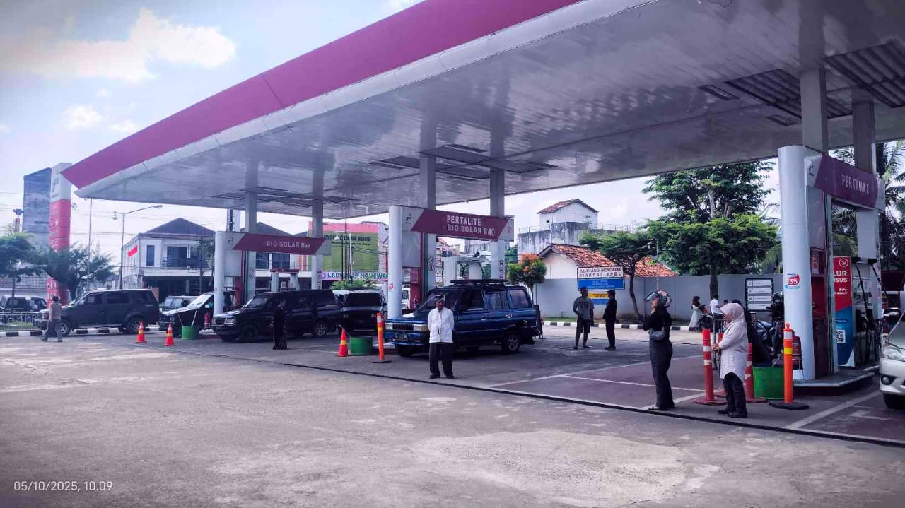 Satu Lagi, SPBU Tak Terima Uang Tunai Beli Pertaline di Lampung Timur