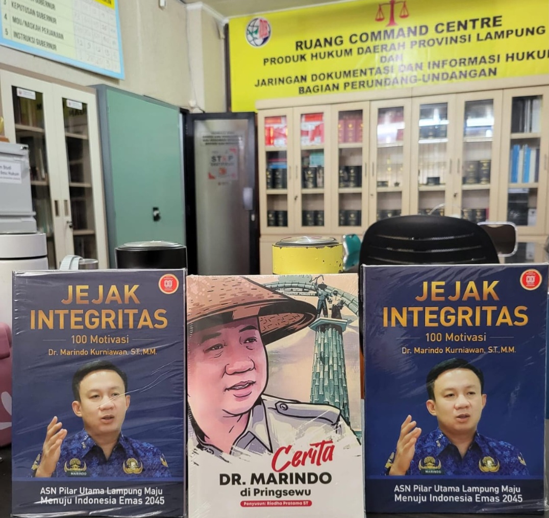 Dua Buku Karya Sekdaprov Lampung Hadir di Perpustakaan JDIH: Dorong ASN Berintegritas dan Gemar Membaca