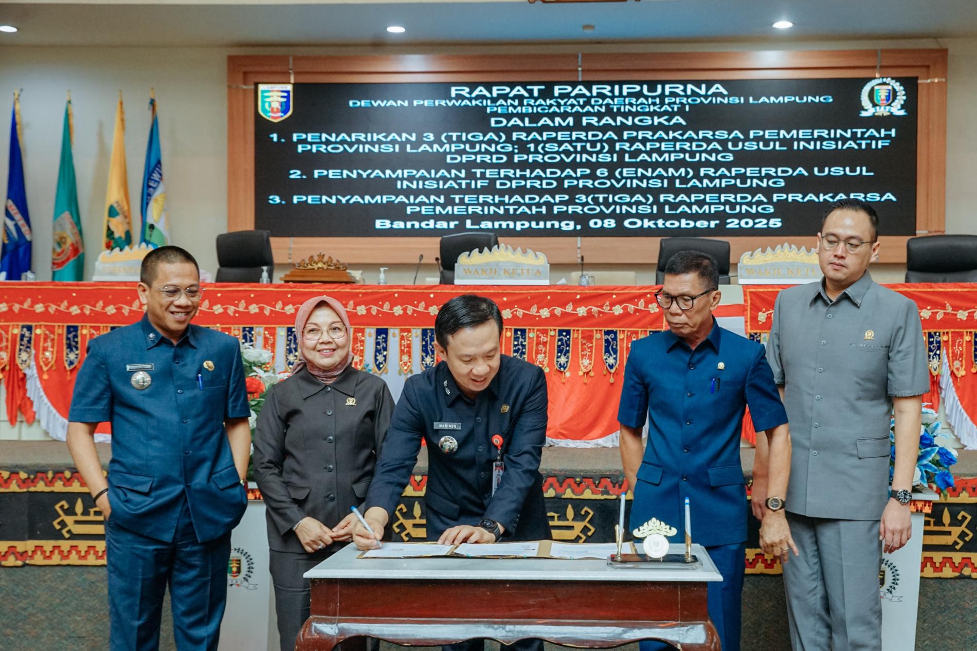 Pemprov Lampung Usulkan Tiga Raperda Baru, Termasuk Perubahan Status BUMD