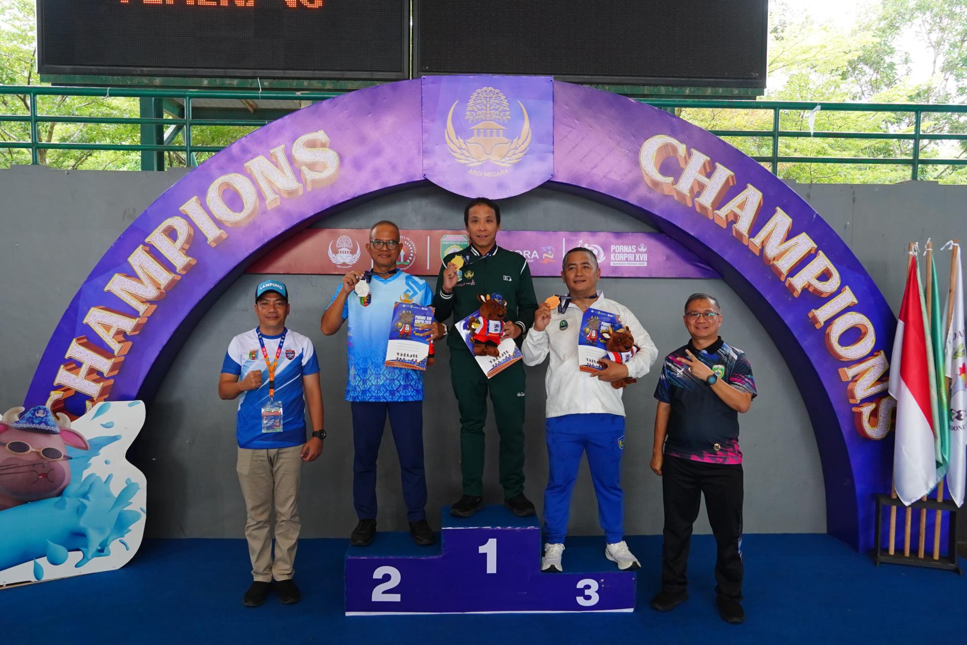Renang Lampung Persembahkan Medali Perak, Tambah Koleksi Enam Medali di Pornas Korpri XVII