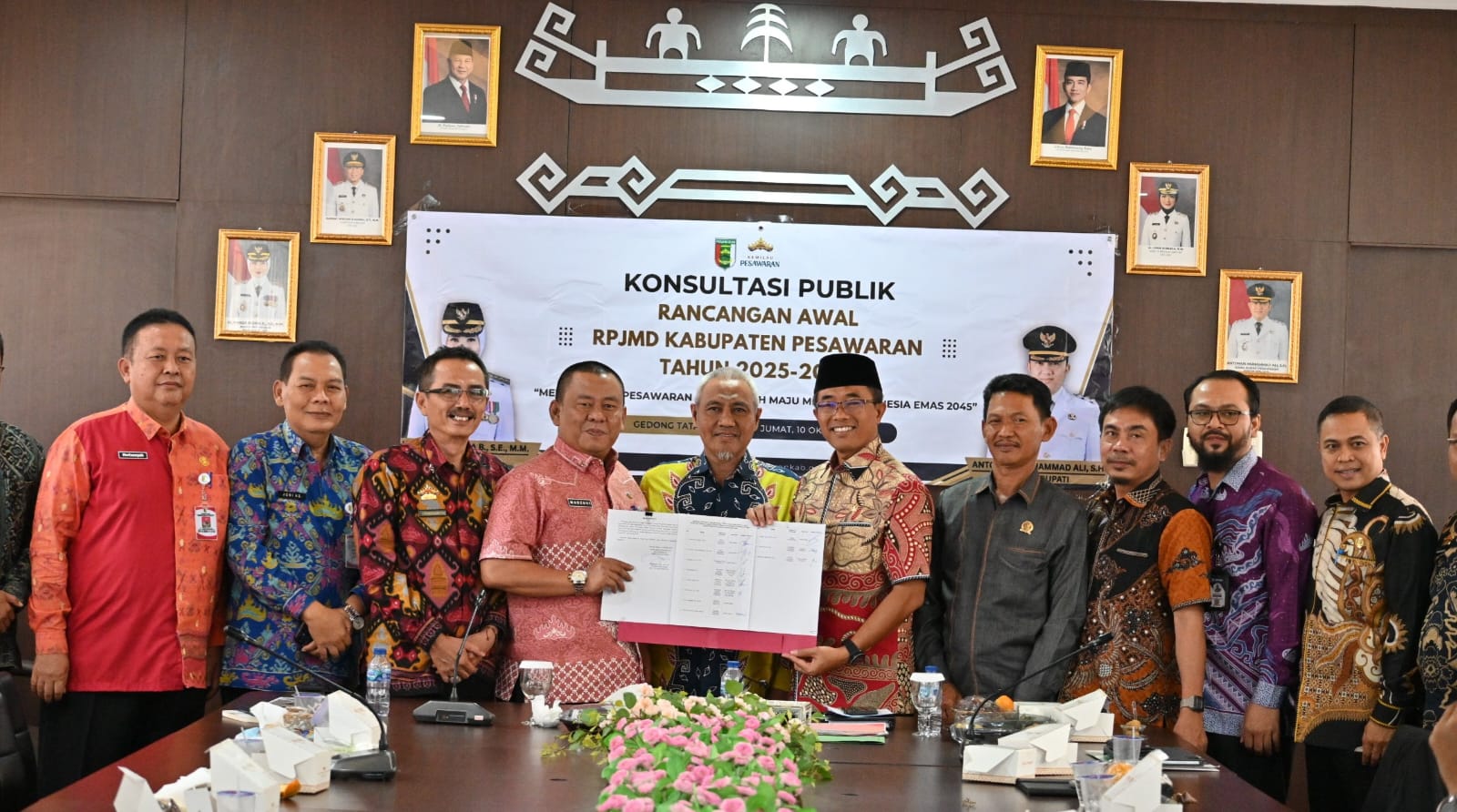 Pemkab Pesawaran Gelar Forum Konsultasi Publik Rancangan Awal RPJMD 2025-2029