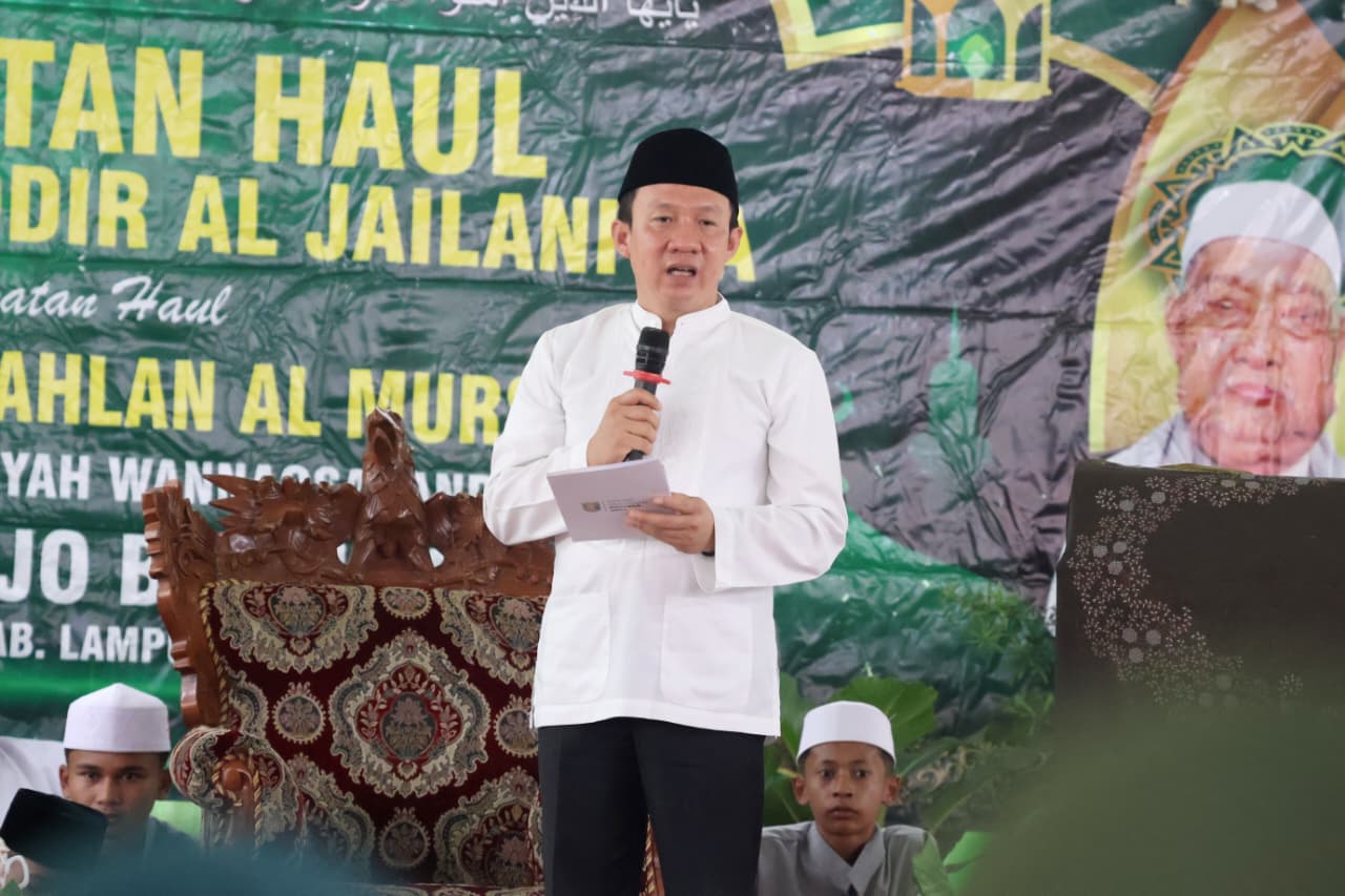 Melalui Haul Syaikh Abdul Qodir Al-Jailani, Pemprov Lampung Dorong Penguatan Spirit Keagamaan dan Moral Masyarakat