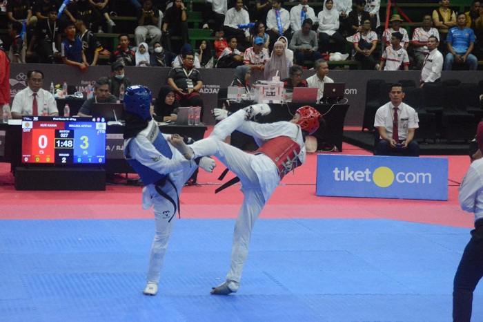 Lagi, Atlet Taekwondo Jateng Raih Emas di PON Bela Diri Kudus 2025
