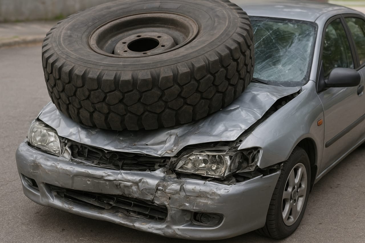 Rundingan Dead Lock, Roda Truk Hajar Mobil Ketua IWO Akhirnya Gelinding ke Polres Waykanan