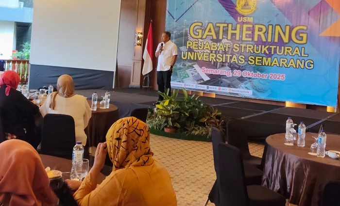 Hadir di Acara Gathering, Rektor USM Ajak Jaga Kekompakan dan Kebersamaan