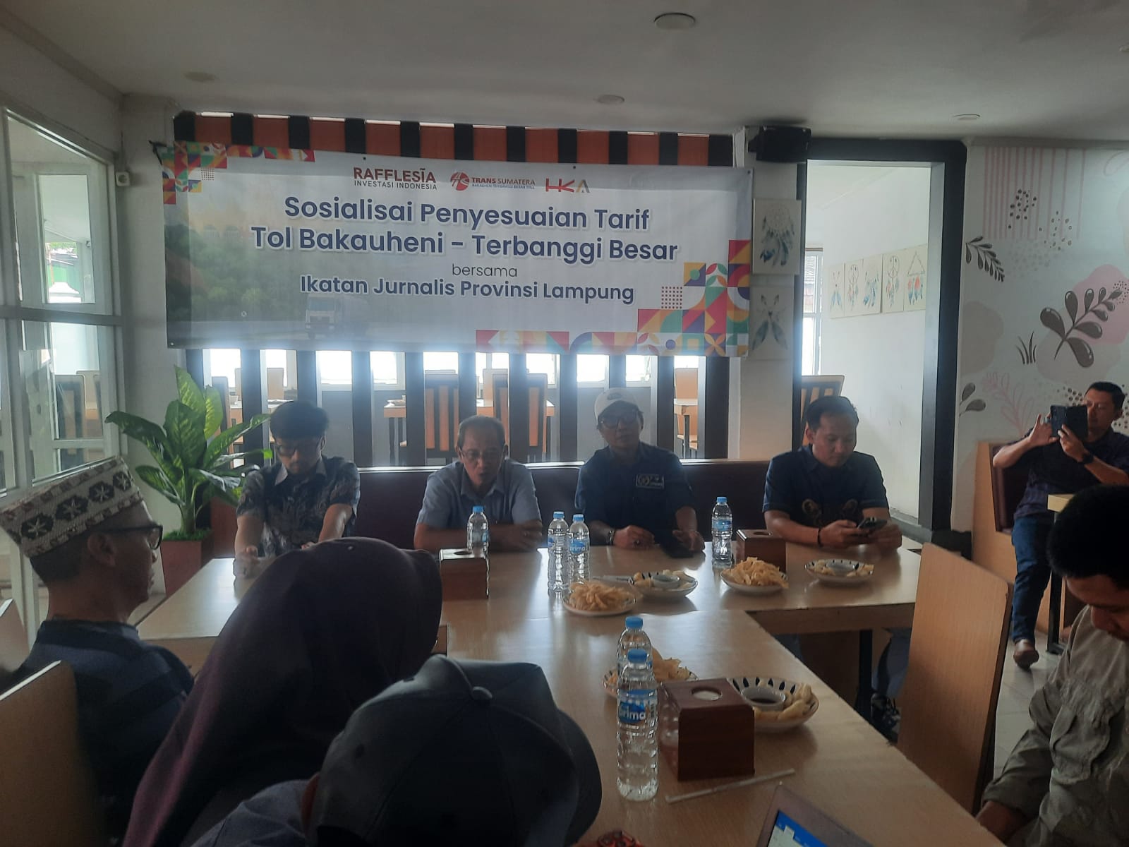 BTB Gandeng IJP Lampung Sosialisasi Penyesuaian Tarif Tol Bakter