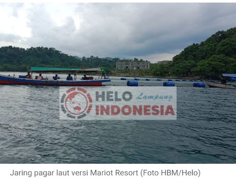 Pagar laut ala Marriott Resort