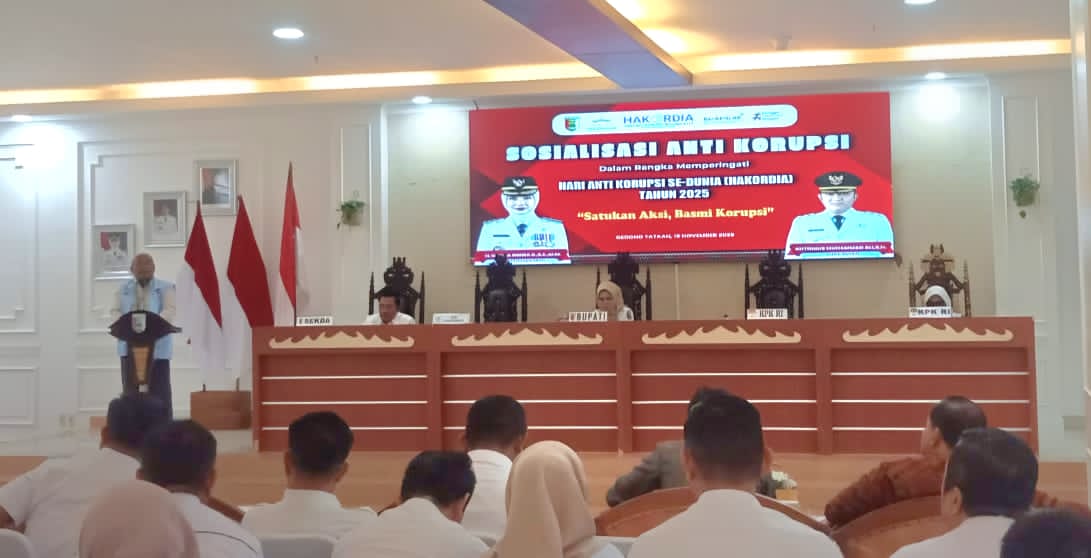 Peringatan HAKORDIA 2025, Pemkab Pesawaran Hadirkan Penyuluh KPK RI