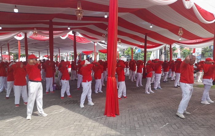 Senam Tera Semarakkan Pre-Event Forda Jateng yang Penuh Semangat di Wonderia