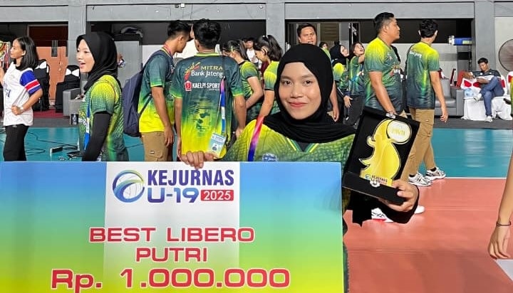 Pevoli Putri USM Sabet Predikat Best Libero di Kejurnas Antarklub U-19 Probolinggo