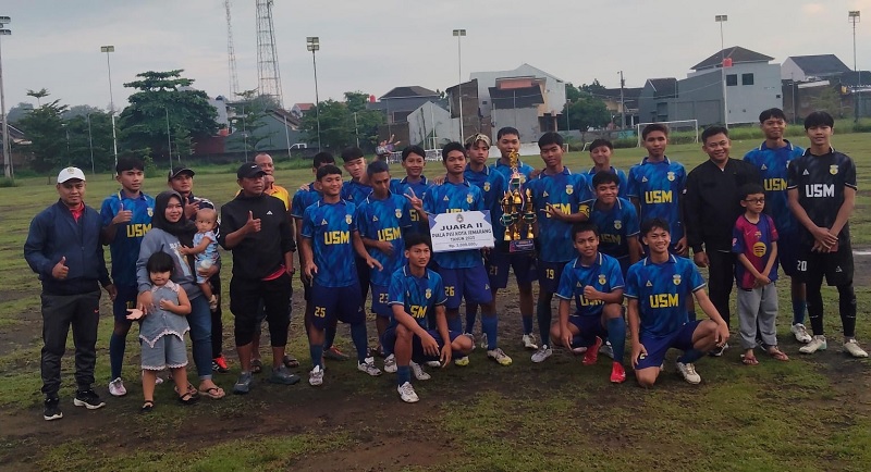 Kalah Dramatis Adu Penalti, PS USM Runner Up Turnamen Piala PSSI Kota Semarang