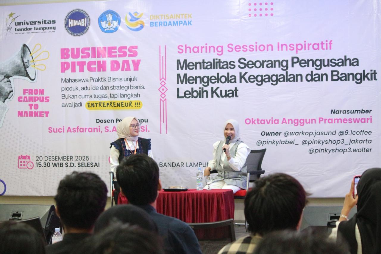 HIMABI UBL Sukses Gelar Sharing Session Inspiratif dan Business Pitch Day