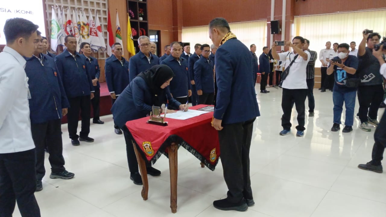 Eva Dwiana Nahkodai KONI Kota Bandarlampung Janji Angkat Atlet Berprestasi