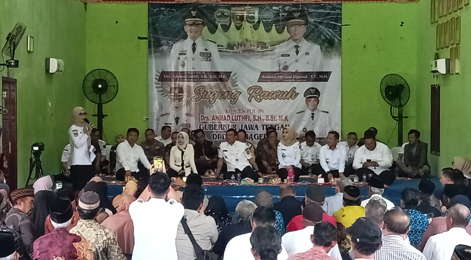 Kunjungi Masyarakat Perantau, Gubernur Jateng ke Desa Bagelen Gedongtataan Pesawaran