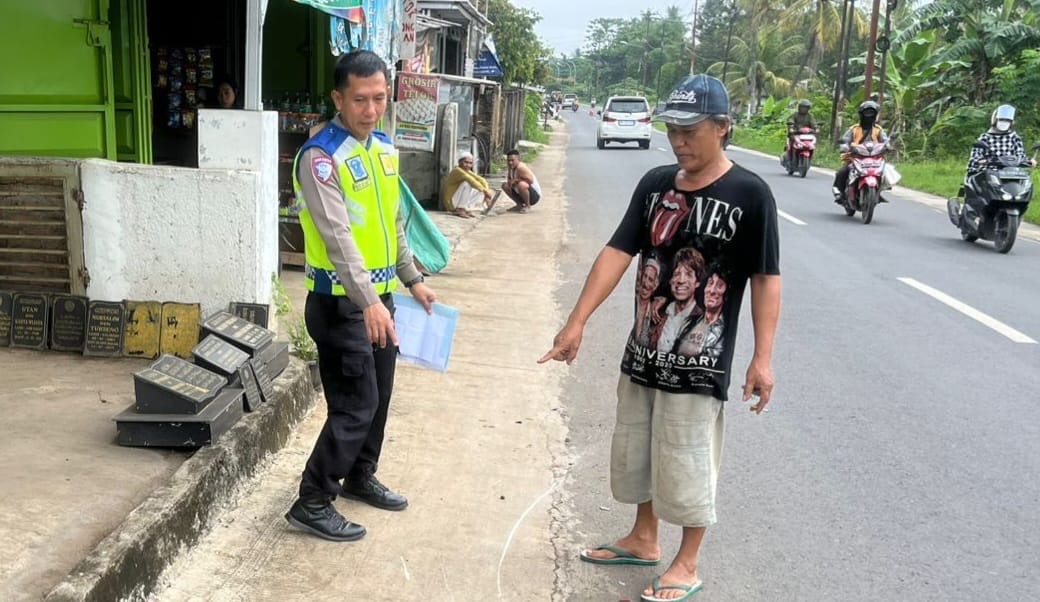 Lakalantas, Seorang PNS Meninggal Dunia di Gedongtataan Pesawaran