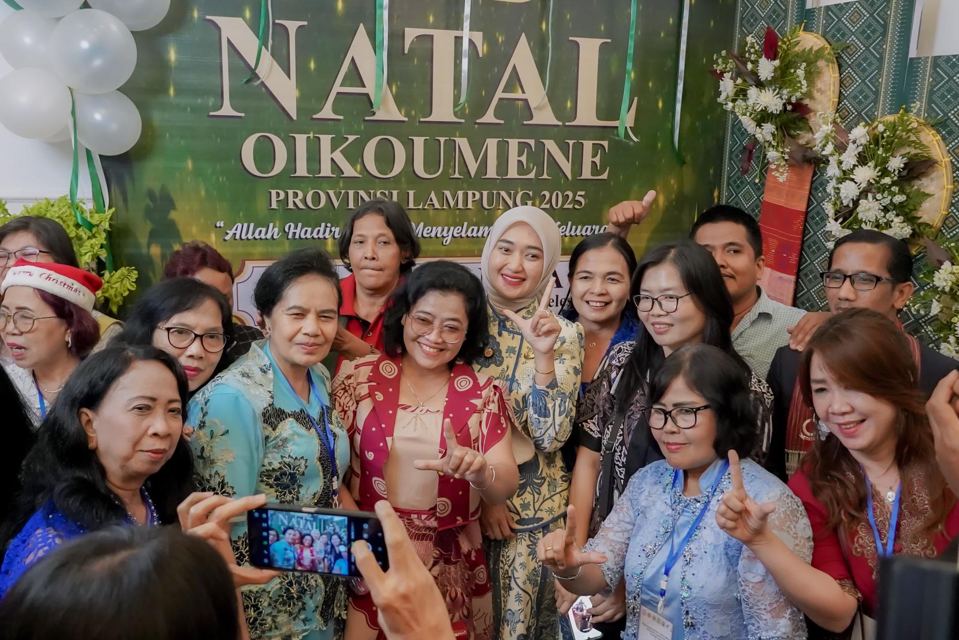 Natal Oikumene Lampung 2025 Jadi Momentum Penguatan Keluarga, Solidaritas, dan Kepedulian Lingkungan