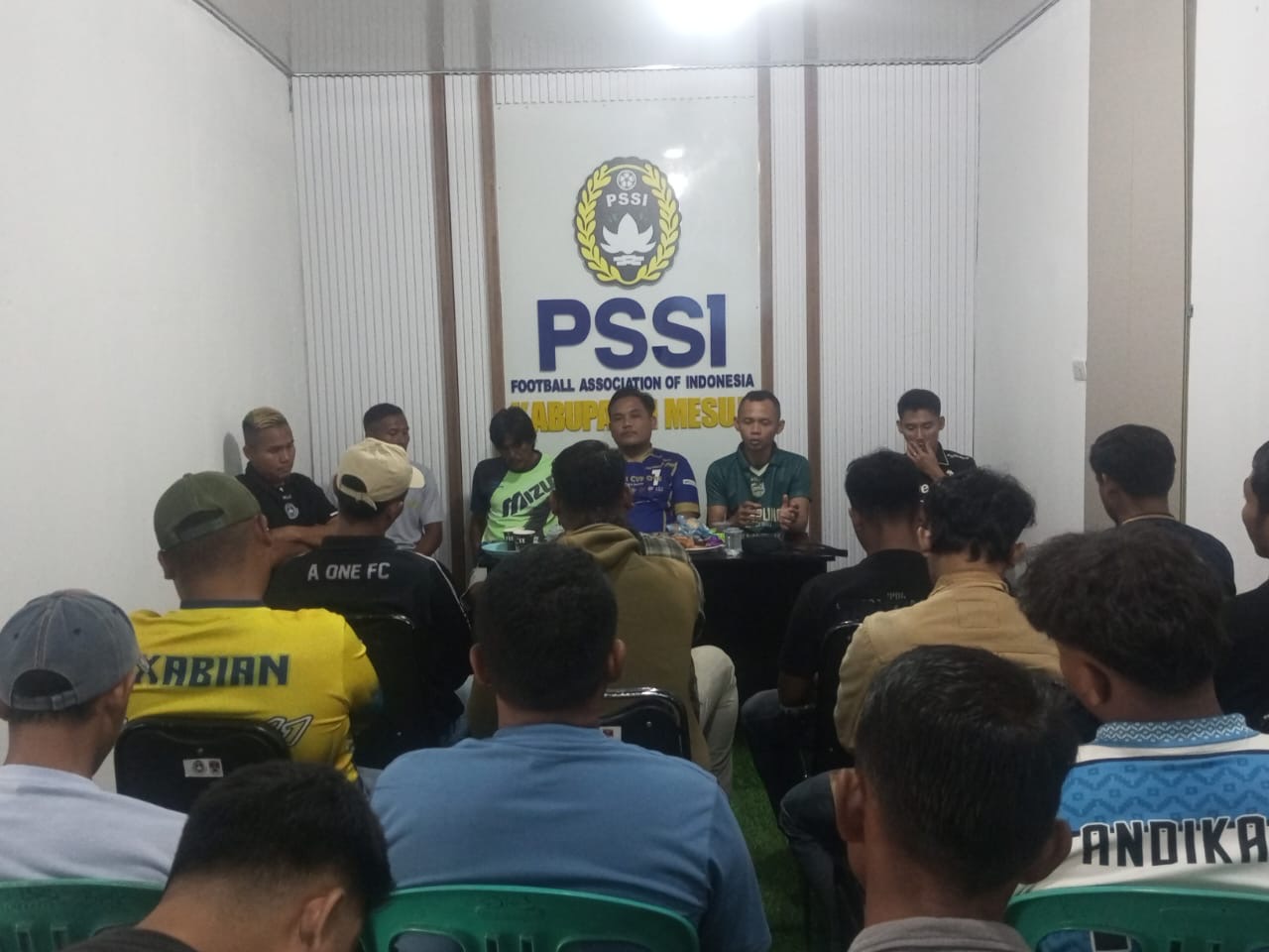 PSSI Mesuji Gelar Rakom Disiplin Bersama Panitia dan Tim Sepak Bola