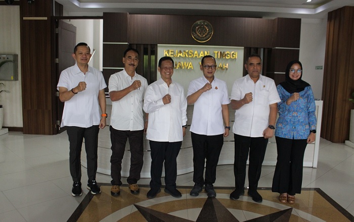 Pengurus KONI Jateng Audiensi ke Kajati, Perkuat Tata Kelola Anggaran untuk Porprov 2026