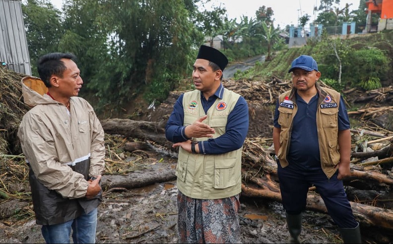 Wagub Taj Yasin Tinjau Banjir Bandang Pemalang, Minta Pemerintah Perkuat Hutan Lindung