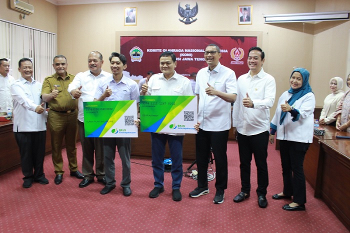Lindungi Atlet dari Berbagai Risiko, KONI Jateng Gandeng BPJS Ketenagakerjaan