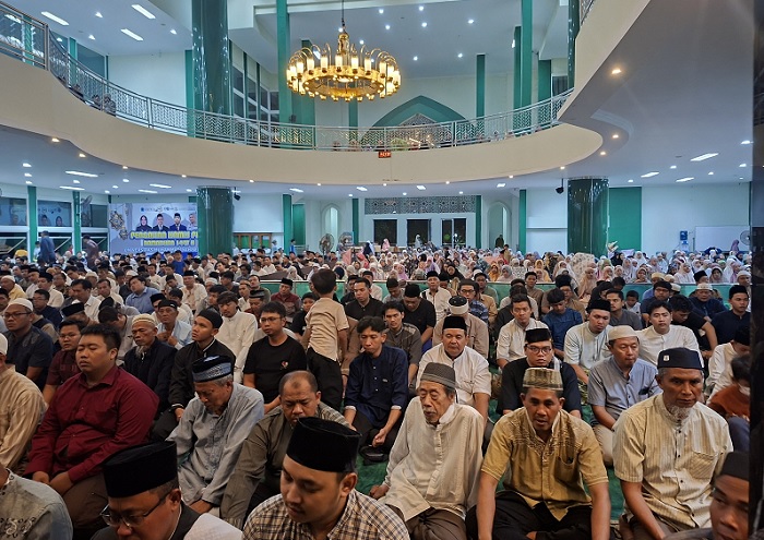 500 Jemaah Padati Masjid At-Taqwa Muhammadiyah Jateng untuk Tarawih Perdana 1 Ramadan 1447 H