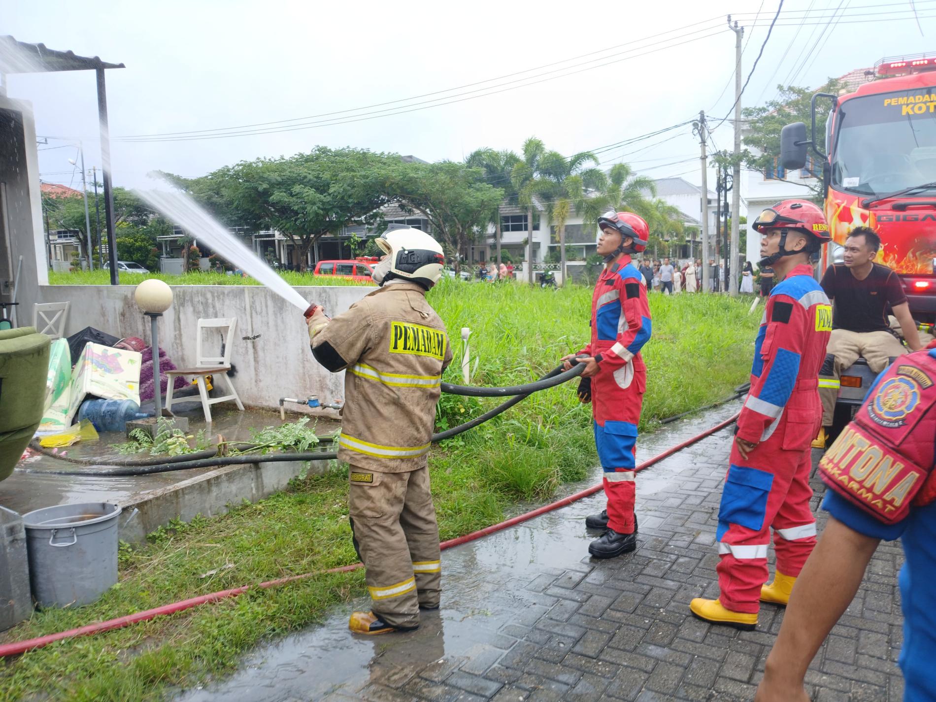 Sehari Dua Kali Kebakaran di Bandarlampung, Rumah di Rajabasa Ludes Akibat Anak Main Korek Api