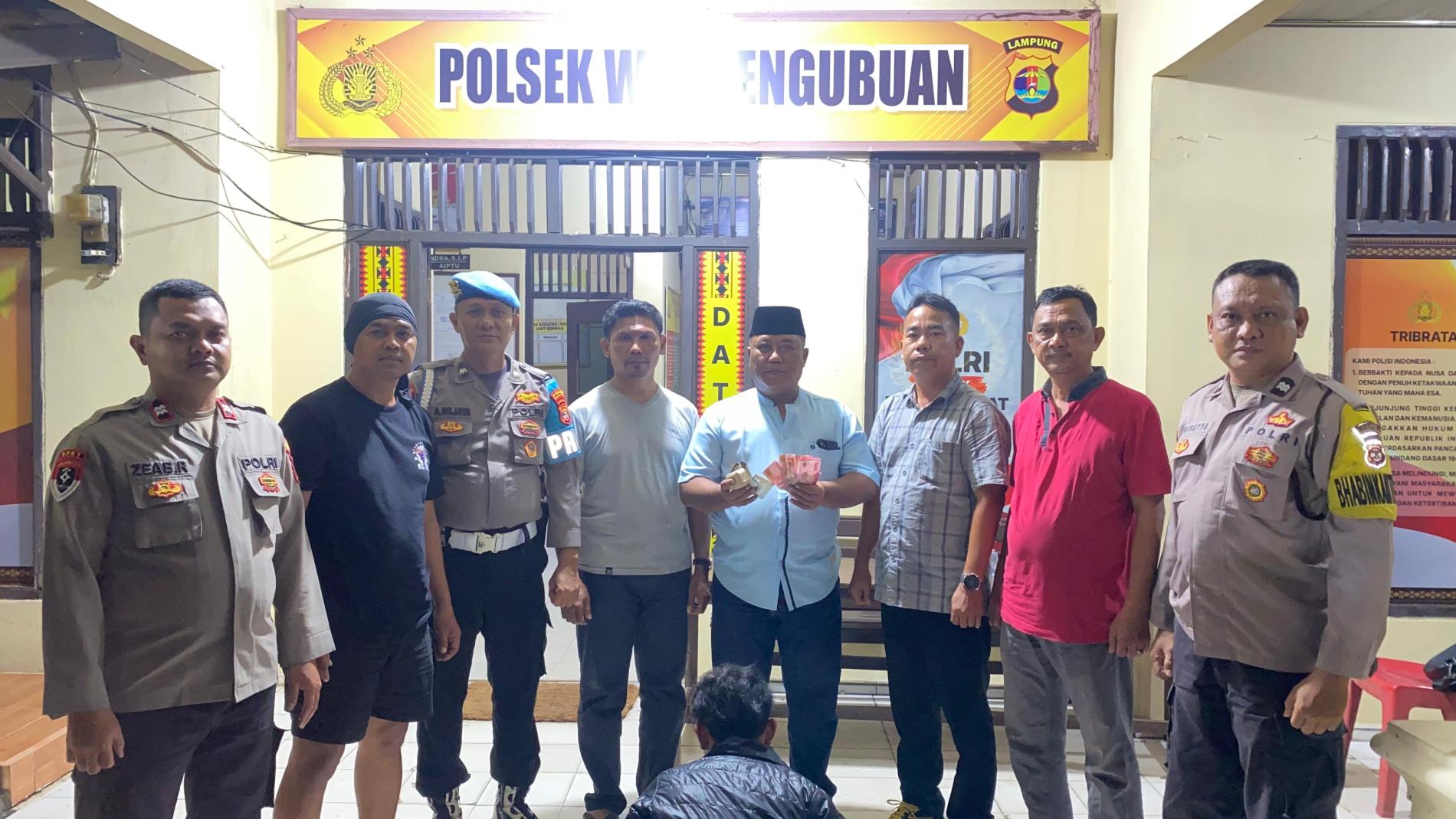 Tidak Kurang 1x24 Jam Buruh Perusahaan Ditangkap Polsek Way Pengubuan