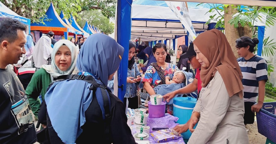 Kampung Ramadan di Jalan Gatot Soebroto Rembang Bikin Pedagang Lebih Nyaman